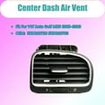 thumbnail image 2 of Center Dash AC Outlet Air Vent Panel, Fits For VW Jetta Golf MK6 2009-2013, OEM:5KD819728 5KD819703, Rear Dashboard Trim Cover Outlet Grille Panel.-black-right, 2 of 6