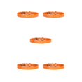 thumbnail image 2 of Collar de parto ajustable Greeniant PU para perrito Recién nacido naranja, 2 of 6