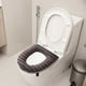 thumbnail image 4 of Funda de Inodoro de Terciopelo Cálido Ayh250930002 | Almohadilla de Inodoro de Vellón Grueso con Cremallera para Facilitar Su Extracción | Calentador de Inodoro Universal para Baño, Ideal para El Inv, 4 of 5