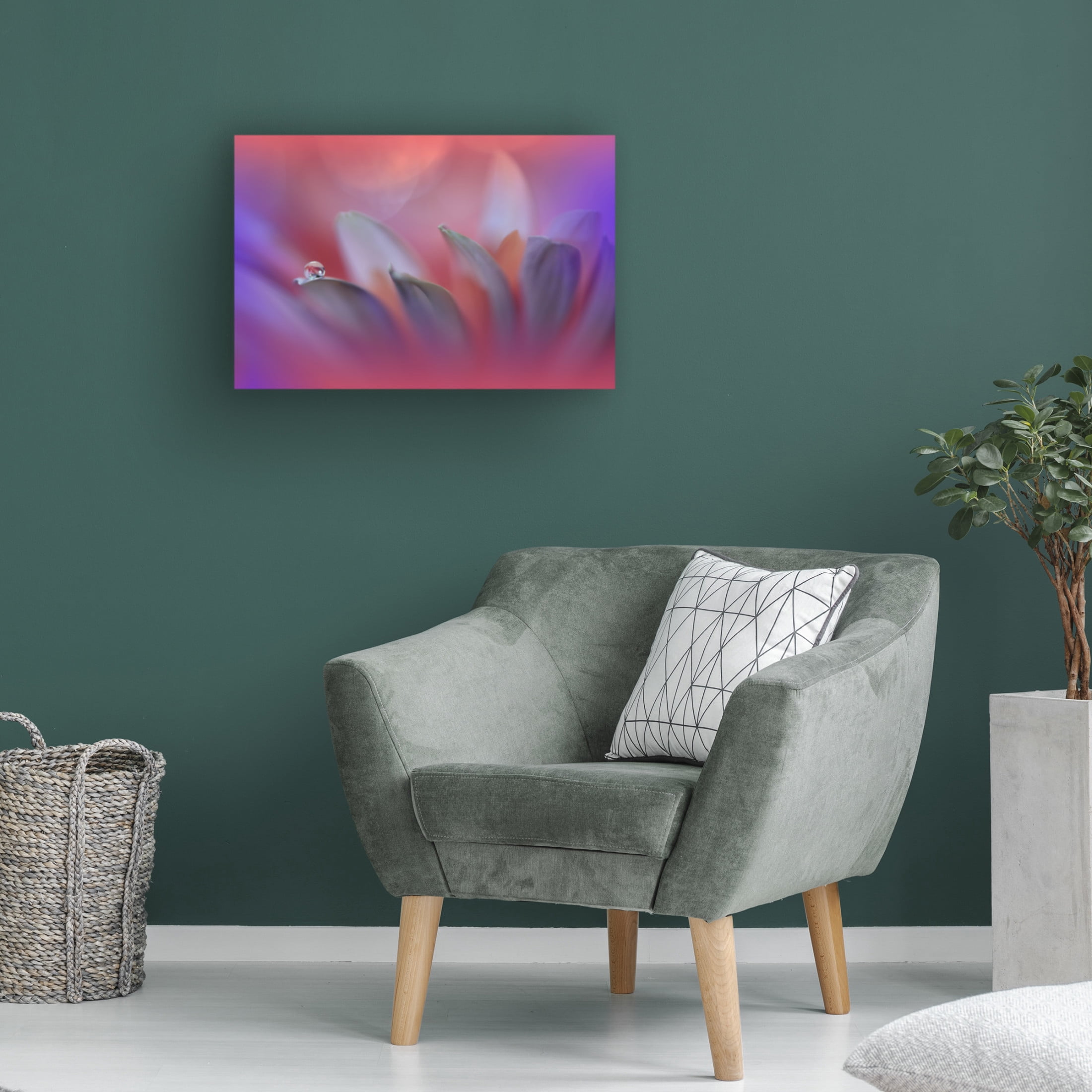 Trademark Fine Art Juliana Nan Blossoming Heart.. Canvas Wall Art