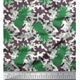 thumbnail image 1 of Soimoi Cotton Duck Fabric Camouflage Texture & Pine Fruits Printed Craft Fabric by the Yard 42 Inch Wide, 1 of 1