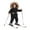 Black, variant on shoper Kids Snow Suit Set Winter Coat and Snow Pants Set Warm Snowboarding Unisex Snow Outfits Black 100