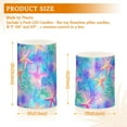 thumbnail image 6 of Yayeee Flameless Candles with Remote Flickering Battery Operated Multi Color Changing, Neon Starfish Pattern, 6 of 7
