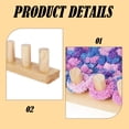 thumbnail image 4 of FVDPWYE Chunky Knitting Loom Gifts Beginners Yarn Craft Portable Wooden Blanket Loom 1 Piece, 4 of 11