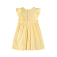 thumbnail image 4 of WIBACKER 2-7T Toddler Girl Cotton Casual Dress Ruffled Sleeve Polka Dot Rabbit Tunic Shirt Dresses, 4 of 7