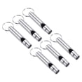 thumbnail image 1 of Unique Bargains Survie Sifflet, 6 Pack Fort Sifflet de Sécurité Sonore pour la Randonnée, Argent, 1 of 6
