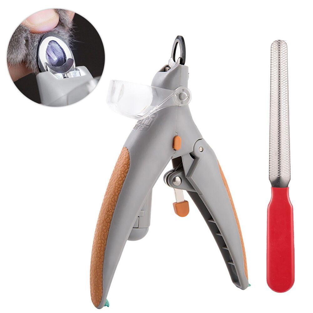 Lighted pet nail clippers discount