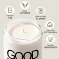 thumbnail image 5 of 7oz White Matte Glass Candle, Lavender Scented, Housewarming Gift, Aromatherapy Candle for New Home, Gift for Friend Family, 5 of 7