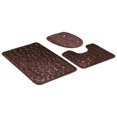 thumbnail image 2 of Rawiri Juego de alfombrillas de baño verticales antideslizantes de 3 piezas, alfombra de bañera de espuma viscoelástica transpirable, cómoda, suave y absorbente, alfombra de baño, soporte vertical, 2 of 2