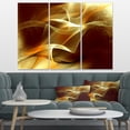 thumbnail image 3 of Designart - Design Fractal Abstrait Jaune Pâle - Grande Oeuvre Abstraite sur Toile, 3 of 3
