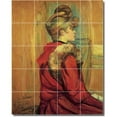 thumbnail image 1 of Ceramic Tile Mural-Henri Toulouse-Lautrec Women Painting 118. 17" w x 21.25" h using (20) 4.25 x 4.25 ceramic tiles, 1 of 3
