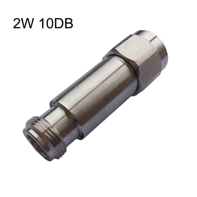 Lefu DC-4GHz Atomiseur Fixe Coaxial RF 2W Mâle à Femelle 50 Ohms 1-40dB