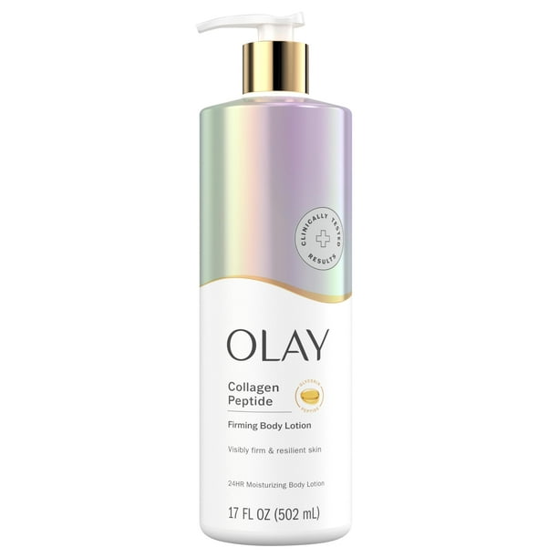 Loción corporal Olay reafirmante e hidratante con colágeno 500 ml para mujeres