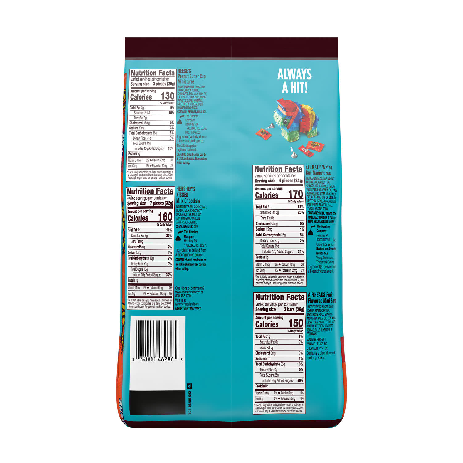 Hershey Miniatures Assorted Candy Party Pack, 26 oz photo 3