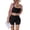 H Dark Gray, variant on LEKODE womens workout sets workout tank set 2 piece biker shorts set for women biker shorts sets Soft Comfort Workout Set I Coffee M