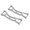 Silver, variant on Yihuala 1Pair Upgrade Swing Arms Device Left Right Upper Suspension Arms of Model Crawler Interior Spare 77086