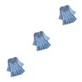 thumbnail image 1 of Camisa de moda Qarigey para mujer Blusa vintage cuello en V Lazo azul XXL, 1 of 6