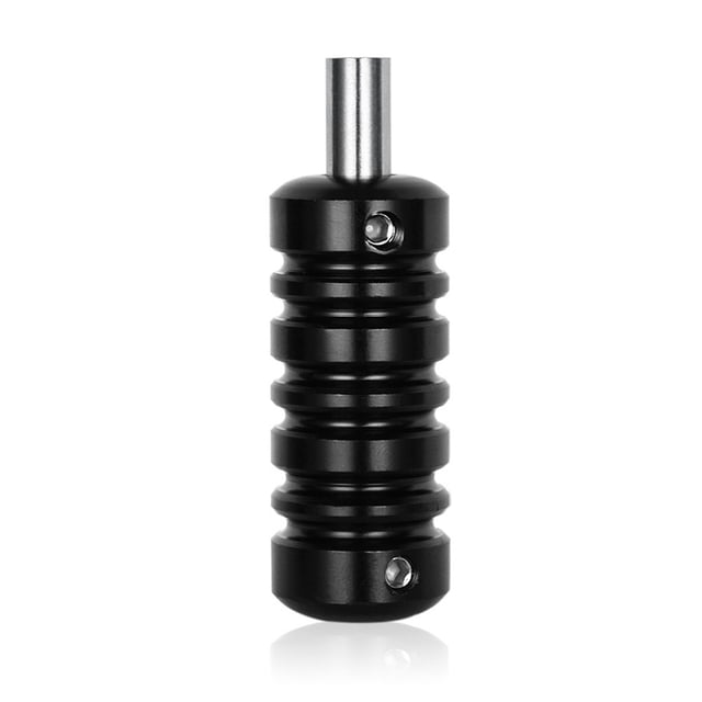 Alloy Cómodo antideslizante Antideslizante Publicidad Salón Manija de agujas Cuerpo Pieza Material Mangos Herramientas Agarrando Accesorios Negro 21mm Monstrate CE001306-01