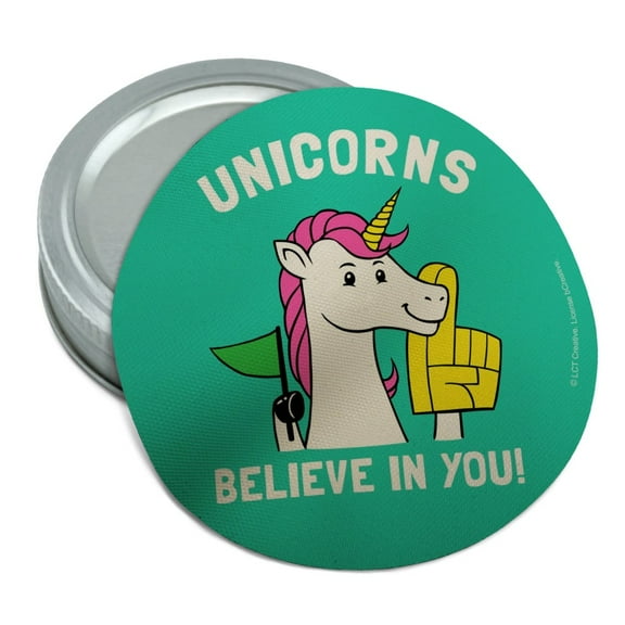 Unicorns Believe in You Funny Humor Round Rubber Non-Slip Jar Gripper Lid Opener