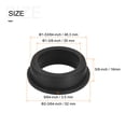 thumbnail image 2 of Unique Bargains Support de Œillet en Caoutchouc Dia 1-53/64 Pieds (46.3mm) Rond Type T pour Protection des Câbles 2 Pack, 2 of 5