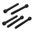 thumbnail image 2 of Uxcell M6 x 55mm Alloy Steel 12.9 Grade Fully Thread Hex Socket Head Cap Screw (5-pack), 2 of 5