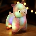 thumbnail image 2 of Meitianfacai LED LlamaToy, Color Changing Light Up Stuffed Animal with Soft Glow for teen Bedroom and Night Light Decor, 2 of 3