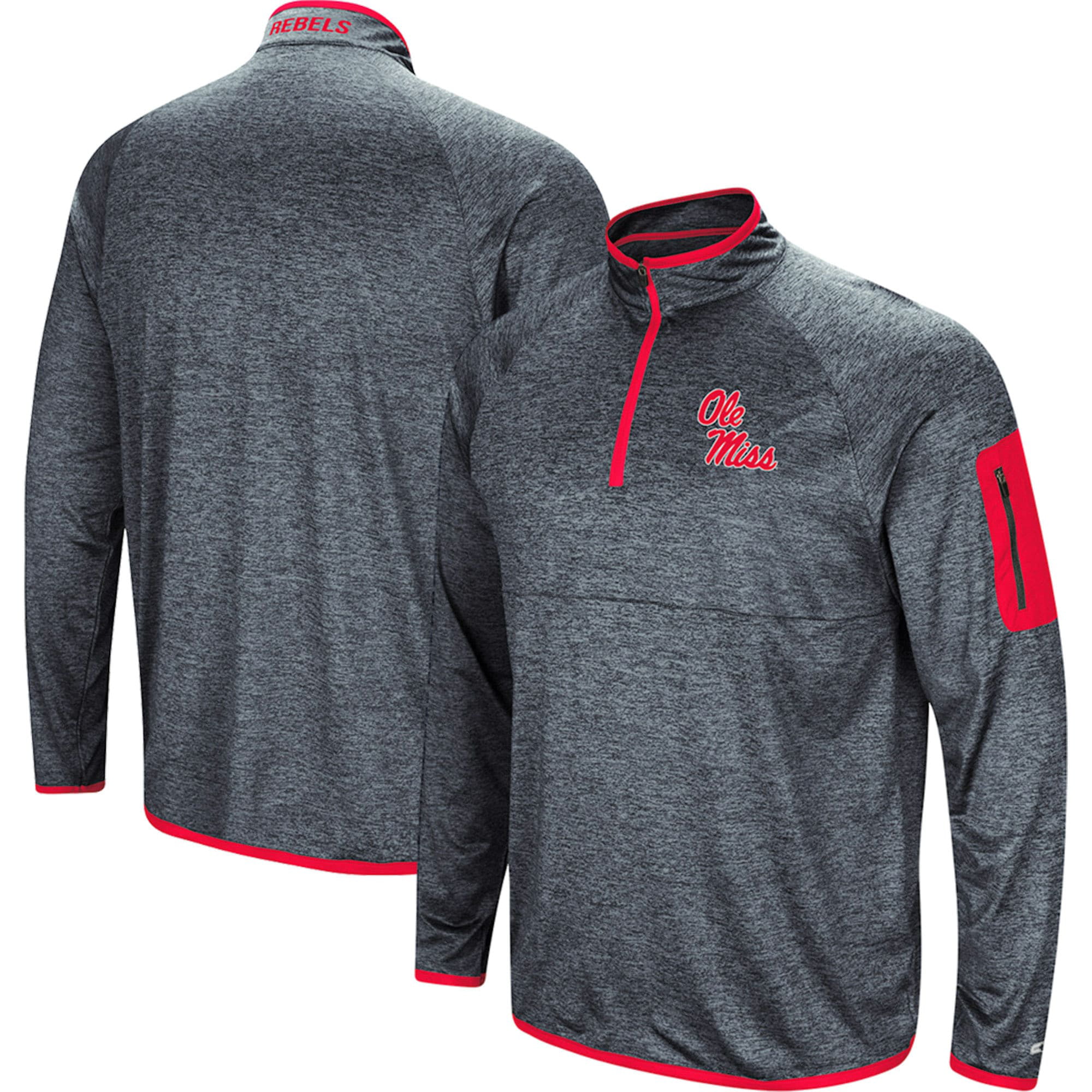 Ole Miss Rebels Colosseum Amnesia Quarter-Zip Pullover Jacket - Navy ...