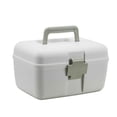 thumbnail image 1 of Armoire à Pharmacie Multifonctionnelle Domestique portable portable Boîte de Rangement à Double Couche Verte, 1 of 4