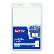 Avery Removable Labels, Removable Adhesive, 6" x 4", 40 Labels (5454)