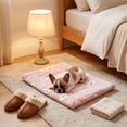 thumbnail image 5 of Thick Warm Pet Sleeping Mat for Dogs and Cats, All Season Polyester Bed Pad, White or Blue, Supportive Cushion for Crates, Sofas, Carriers and Home Comfort, 5 of 6