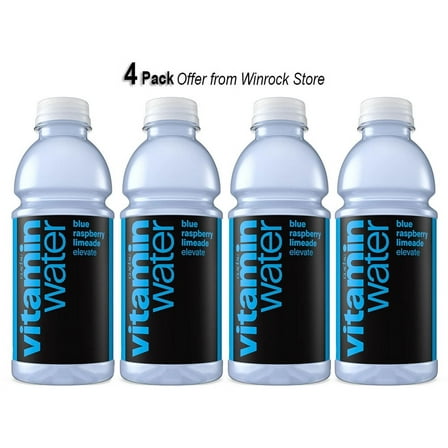 Vitaminwater Elevate Blue Raspberry Limeade Flavored Water Beverage, 20 fl oz (4 Bottles) Offer from Winrock Store