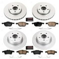 thumbnail image 2 of PowerStop Front and Rear Geomet Coated Brake Rotor and Pad Kit Fits: FORD Select Models CRK6397, 2 of 5
