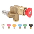 thumbnail image 3 of Pressure Washer Nozzle Tips, 1/4in Quick Connect Easy To Install 2.5GPM 4500PSI Washer  Coupler  for Home Cleaning, 3 of 8