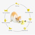 thumbnail image 2 of GHSDFBB Windmill Cat Toy, Interactive Cat Toys Kitten Turntable Massage Toy (Yellow), 2 of 6