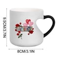 thumbnail image 3 of Eoozwa Heart Shaped Color Changing Mug 11oz, Valentine's Day Gift for Her Him Wife Husband, Magic Reveal Heart Print with Hot Liquid, Romantic Ceramic Coffee Mug with Custom Heart Handle, 3 of 6