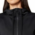 thumbnail image 2 of Mondetta Women's Performance Kangaroo Pocket Moisture Wicking Full Zip Hoodie-Black / M, 2 of 4