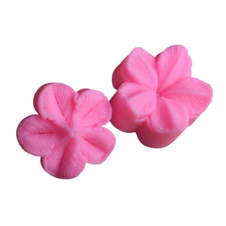 

Plum Petal Flower Leaf Silicone Mould Wedding shape mold Silicone Party Cake Decorating Tools Fondant Chocolate 3D Mold Set