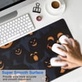 thumbnail image 4 of Long Mouse Pads for Desk,Halloween Glowing Pumpkins Pattern Desk Mats on Top Of Desks, Desk Mouse Pad Extra Large with 3mm Non-Slip Base and Stitched Edge for Gaming,Office,Work,Home 31.5x15.7in, 4 of 5