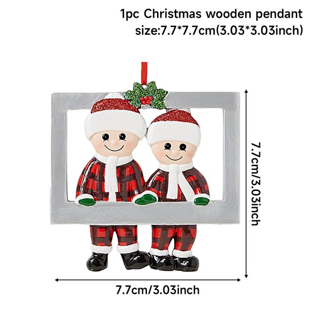 Colgante de Navidad para el hogar, adorno Personal familiar para el árbol de Navidad, Año Nuevo, 2022, 2023