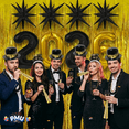 thumbnail image 4 of PMU New Years Eve Party Supplies 2026 Kit 1511-Piece Set - 600 Guests - Black and Gold Top Hats Derbies Tiaras Leis Horns curtains Beads Star Balloons - New years eve Decorations Bulk Party Favors, 4 of 8