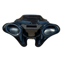 QK Racing Honda VT600C Shadow VLX Batwing Fairing Detachable 6X9 W/ Tinted Windshield Stainless steel Mounting Brackets