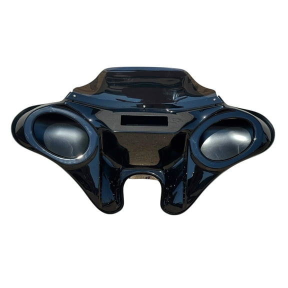 QK Racing Honda VT600C Shadow VLX Batwing Fairing Detachable 6X9 W/ Tinted Windshield Stainless steel Mounting Brackets