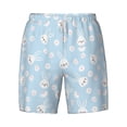 thumbnail image 5 of Rocae Cute Bunny for Men's Swim Trunks Quick Dry With Two Side Pockets and One Lined Patch PocketMedium, 5 of 9