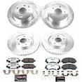 thumbnail image 3 of PowerStop Front and Rear Z26 Street Warrior Carbon-Fiber Ceramic Brake Pad and Drilled and Slotted Rotor Kit Fits: NISSAN Select Models K7033-26, 3 of 9