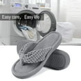 thumbnail image 5 of Women's Memory Foam Open Toe Slide Slippers with Adjustable Strap and Cozy Terry Lining, 5 of 5