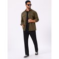 thumbnail image 2 of DARING DIVA Long Sleeve Button Solid Color Casual Work Jacket XL Brown, 2 of 7