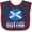 Navy and Red, variant on Inktastic I'm So Cute, I Must Be Scottish Sunflower Boys or Girls Baby Bib