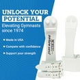 thumbnail image 6 of Gibson Athletic Just Right Uneven Bar Gymnastics Hand Grips, Leather, Double Buckle - Small, 6 of 8