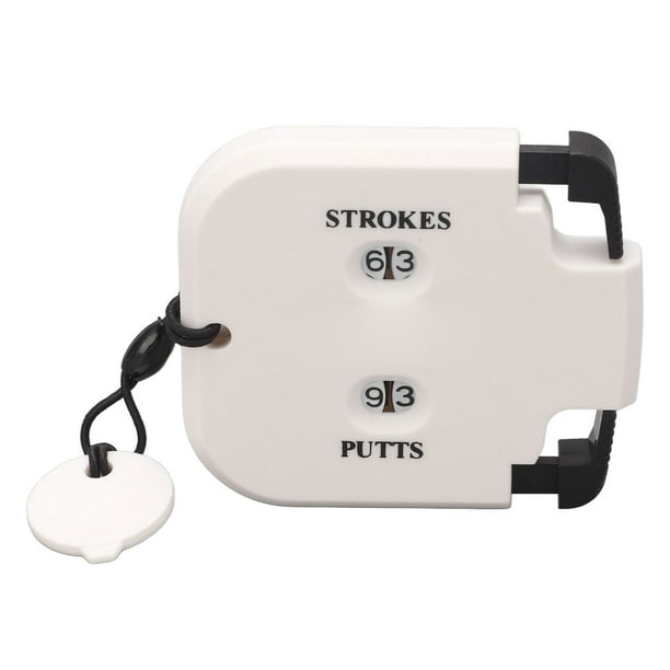 Contador de golpes de golf, Contador de puntuación de golf Plástico Plástico Contador de golf Clicker Golpe de golf Putt Contador de puntuación Rendimiento de alta gama