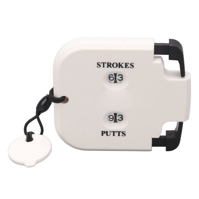Score Counter, Quick Zeroing 2 Dial Plates Pressing Mechanical Scoring Stroke Counter For Practice White Body Black Press